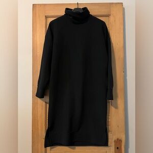 Target A New Day Black Ribbed Turtleneck Sweater Dress